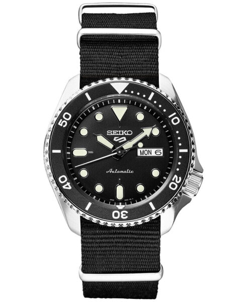 Часы Seiko 5 Sports Black Nylon Strap 425mm