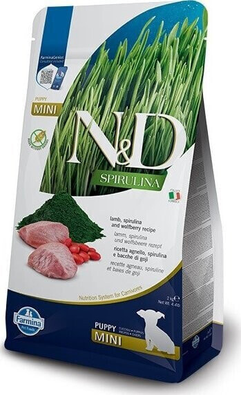 Farmina FARMINA N&D Spirulina Lamb Puppy Mini - sucha karma dla psa - 2 kg