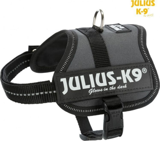 Trixie Julius-K9® Powerharness® szelki, dla psa, antracyt, Baby 2/XS–S: 33–45 cm/18 mm
