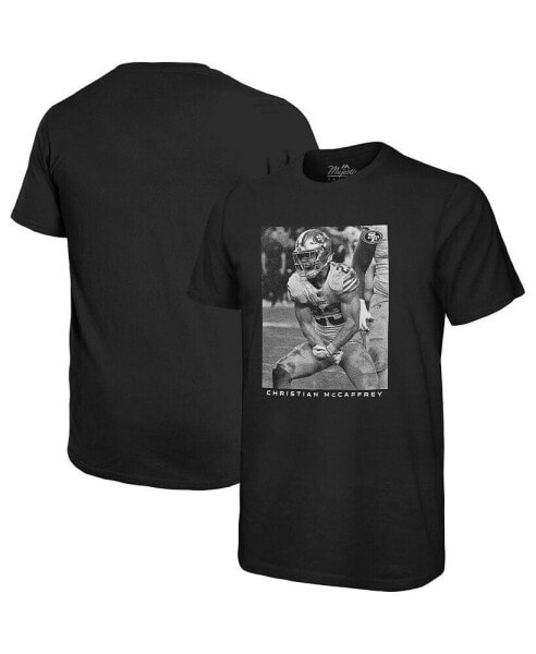 Men's Threads Christian McCaffrey Black San Francisco 49ers Oversized Player Image T-shirt