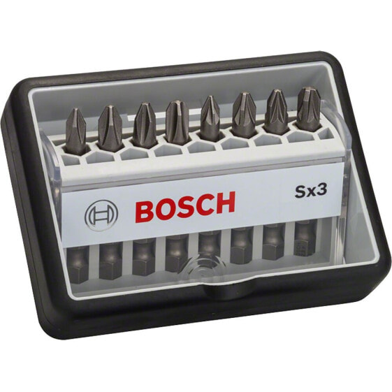 BOSCH PROFESSIONAL Set Robustline Ph. Pzx49 mm Screwdriver Tip 8 Units