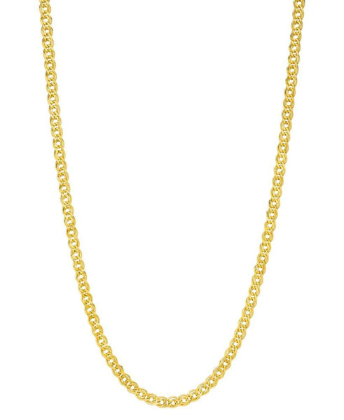 Macy's 20" Nonna Link Chain Collar Necklace (2-9/10mm) in 14k Gold