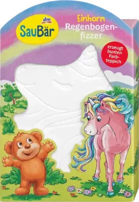 Kinder Badezusatz Regenbogen Badefizzer Einhorn, 1 St