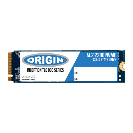 Origin Storage Inception TLC830 Pro Series 1TB PCIe 3.0 NVMe M.2 80mm 3D TLC - 1000 GB - M.2 - 2100 MB/s - 8 Gbit/s