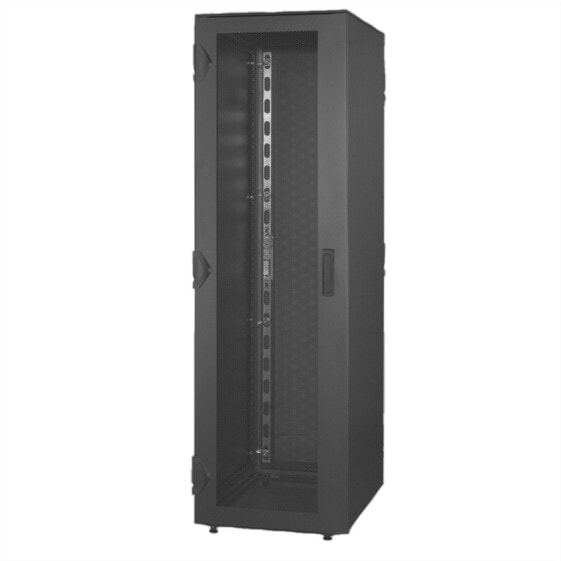 SCHROFF 20130-025A1008 - Freestanding rack - 400 kg - Black - IP20 - IEC 61587-1 - 48.3 cm (19")