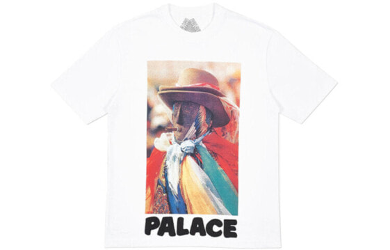 PALACE Stoggie T-Shirt White 胸前背后印花短袖T恤 男女同款 白色 送礼推荐 / Футболка PALACE Stoggie T Shirt P18fw053