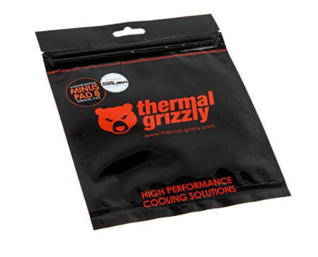 Thermal Grizzly Minus Pad 8, 8 W/m·K, Metal oxide, Silicone, -100 - 250 °C, 100 mm, 100 mm, 2 mm