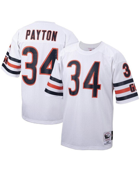 Men's Walter Payton White Chicago Bears 1985 Authentic Throwback Retired Player Jersey