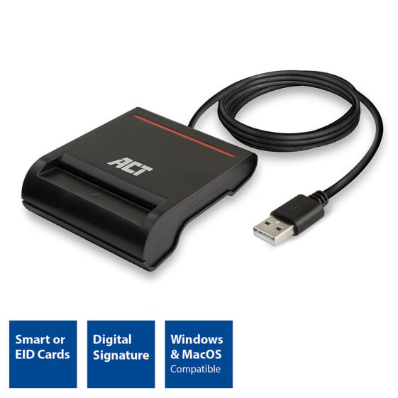 ACT AC6015 - USB 2.0 - 1 m - Black