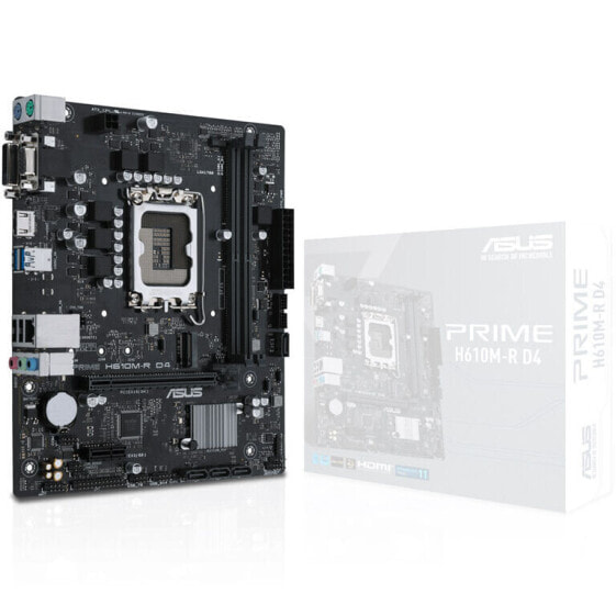 ASUS Prime H610M-R D4-SI, Intel H610 Mainboard, Sockel 1700, DDR4