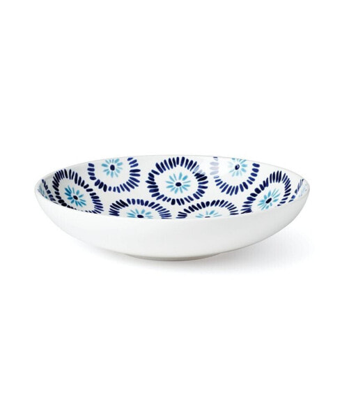 Floral Way Low Serving Bowl