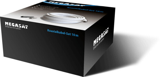 Megasat Kabel / Adapter - 10 m - F - F - White