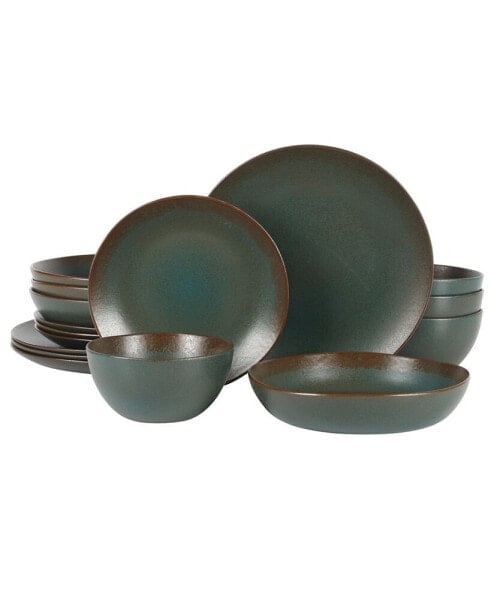 Reactive Glaze 16-Pc Dinnerware Set, Service for 4