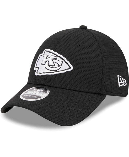 Men's Black Kansas City Chiefs Main B-Dub 9FORTY Adjustable Hat