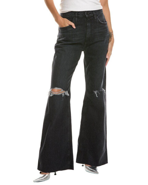 Джинсы женские Hudson Jeans Jodie Faded Noir High-Rise Flare