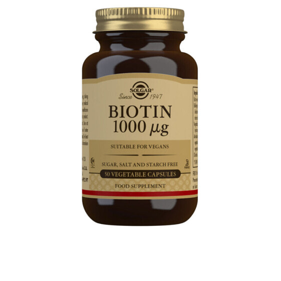 Витаминный препарат BIOTIN 1000 мкг 50 таблеток от Solgar