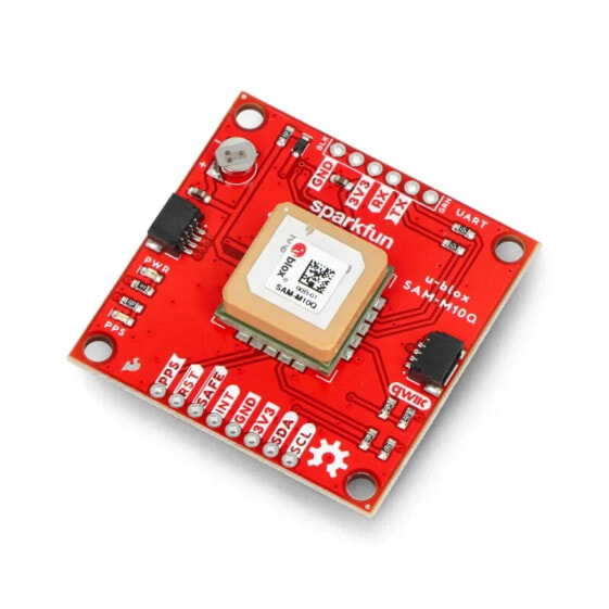 Электроника SparkFun Модуль GPS SparkFun SparkFun-21834 с чипом SAM-M10Q и антенной - Qwiic - GPS-модуль с чипом SAM-M10Q.