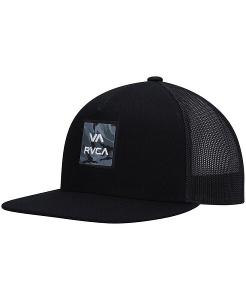 Бейсболка для мальчиков RVCA ATW Print черная