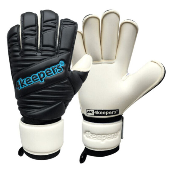 Вратарские перчатки 4Keepers Retro IV черные RF Jr S815009