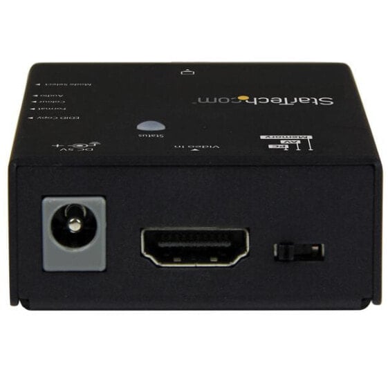 StarTech.com EDID Emulator for HDMI Displays - 1080p - Black - Steel - RoHS - CE - FCC - 1920 x 1080 pixels - 720p - 1080p - HDMI