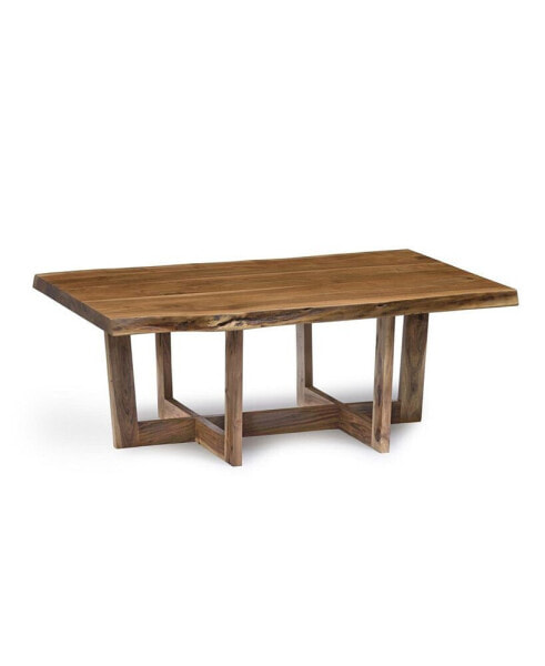 Журнальный столик Alaterre Furniture Berkshire из натурального дерева с живым краем, большой