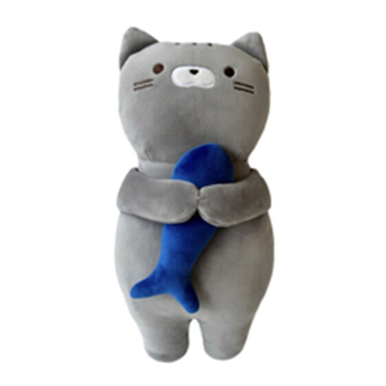 Плюшевая игрушка LYO 20 см Кавайный кот серый