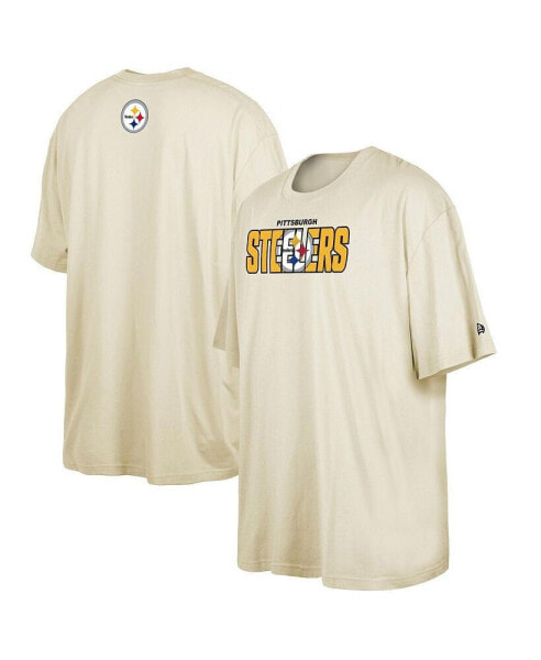Men's Cream Pittsburgh Steelers 2023 NFL Draft Big and Tall T-shirt