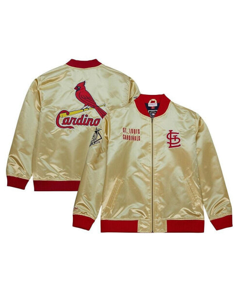 Men's Gold St. Louis Cardinals OG 2.0 Lightweight Satin Full-Zip Jacket