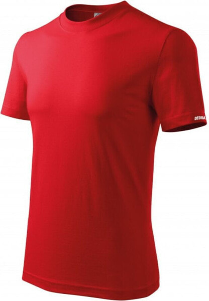 Dedra Koszulka męska T-shirt czerwona XL (BH5TC-XL)