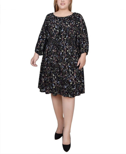 Plus Size Long Sleeve Dress