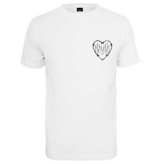 MISTER TEE Burning Hearts short sleeve T-shirt