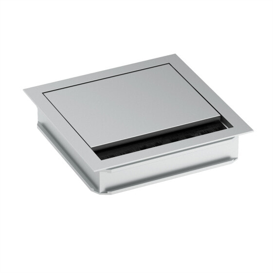 Bachmann Loop Square - Cable box - Desk - Aluminium - Grey
