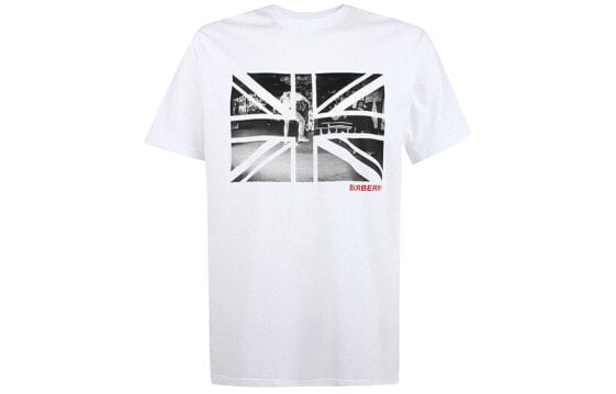 Топ Burberry Flag Print  White