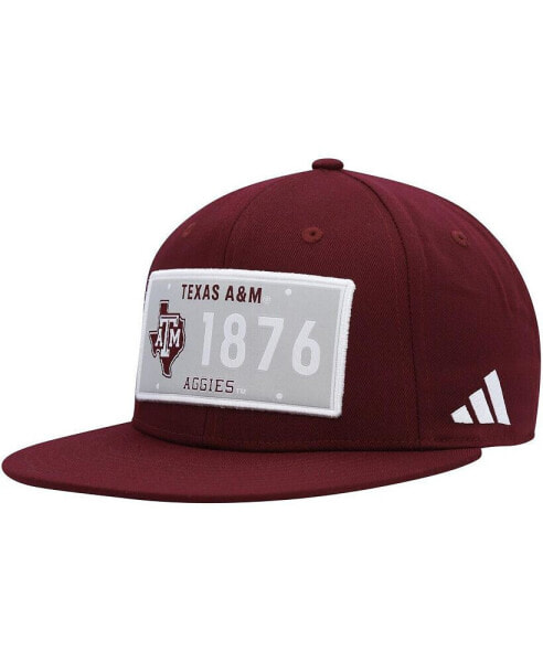 Красная бейсболка для мужчин Adidas Texas A&M Aggies Established Snapback Hat