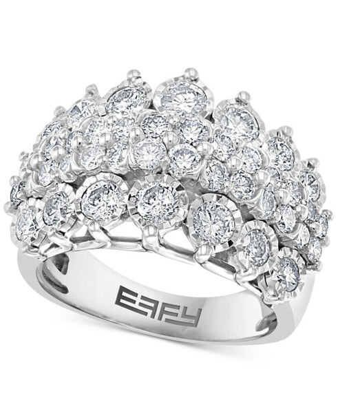 EFFY® Diamond Cluster Ring (2-3/8 ct. t.w.) in 14k White Gold