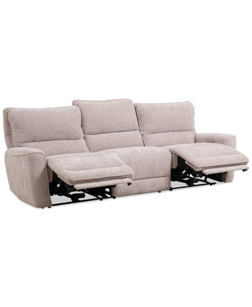 Deklyn 106" 3-Pc. Zero Gravity Fabric Sofa with 2 Power Recliners, Created for Macy's