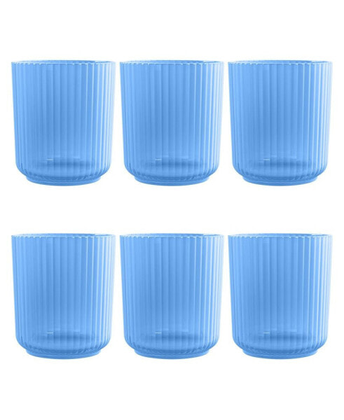 Polypropylene Mesa Double Old Fashion Set of 6