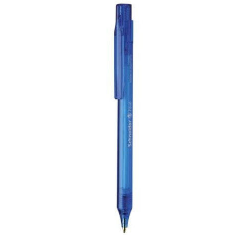 Schneider Schreibgeräte Pen Fave - Blue - Blue - Clip-on retractable ballpoint pen - Medium - Plastic - ISO 12757-2