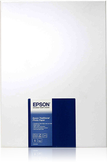 Epson Traditional Photo Paper - DIN A4 - 330g/m² - 25 Sheets - 330 g/m² - A4 - 25 sheets - - SureColor SC-T7200D-PS - SureColor SC-T7200-PS - SureColor SC-T7200 - SureColor SC-T5200D-PS -... - 1 pc(s) - 225 mm