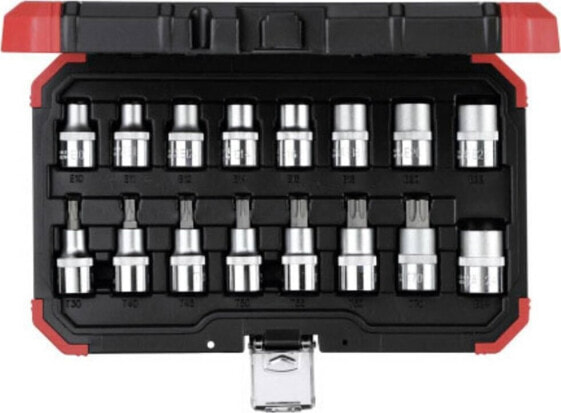 Zestaw narzędzi Gedore Gedore Red Socket set 1/2 ", Torx, 16 pieces (red / black, E10 - T70)