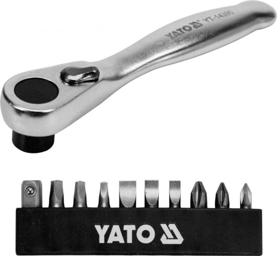 Yato zestaw końcówek z grzechotką 11 sztuk (YT-14390)