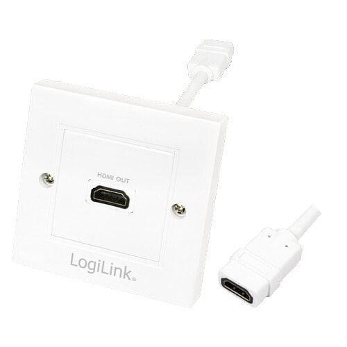 LogiLink AH0014 - HDMI Type A (Standard) - HDMI Type A (Standard) - White