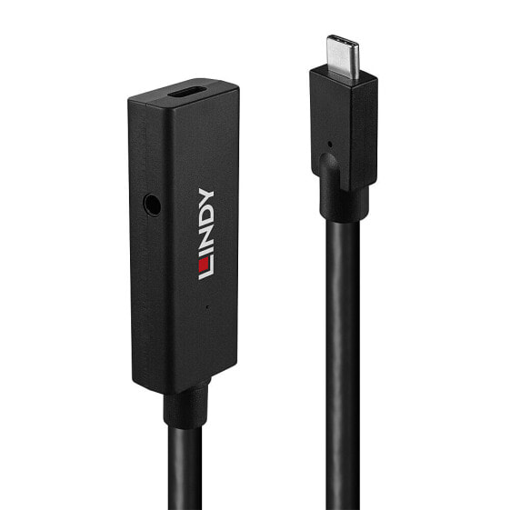 Lindy 43364 - 5 m - USB C - USB C - USB 3.2 Gen 2 (3.1 Gen 2) - 10000 Mbit/s - Black