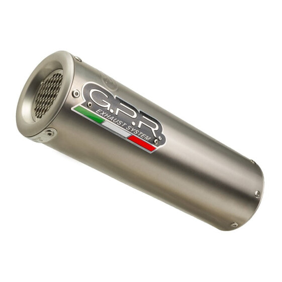 GPR EXCLUSIVE M3 Natural Titanium Slip On Adventure 390 00-21 Euro 4 Homologated Muffler