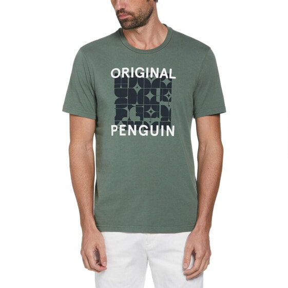 ORIGINAL PENGUIN Graphic Geo Logo short sleeve T-shirt