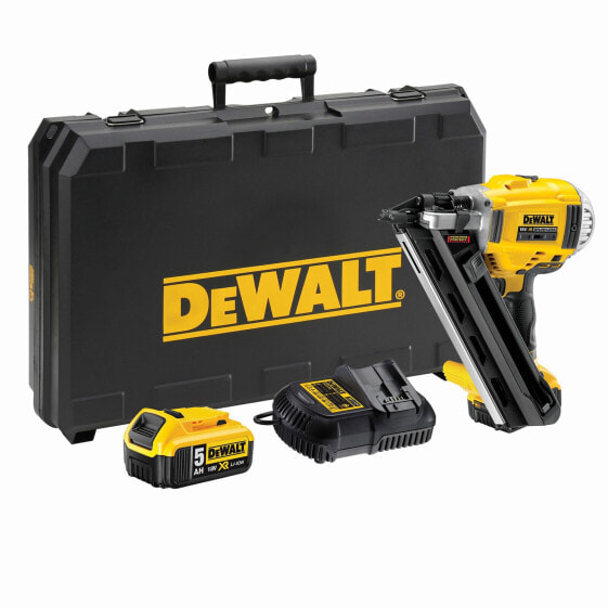 DeWalt Akku-Nagler 18V DCN692P2-QW 90mm mit 2x 5,0 Ah Akkus + Lader im Koffer