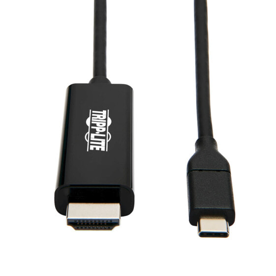 Tripp U444-006-H4K6BE USB-C to HDMI Adapter Cable (M/M) - 4K 60 Hz - 4:4:4 - Thunderbolt 3 Compatible - Black - 6 ft. (1.8 m) - 4096 x 2160 pixels