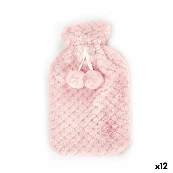 Грелка пластиковая розовая Gift Decor 1,8 л (12 штук)
