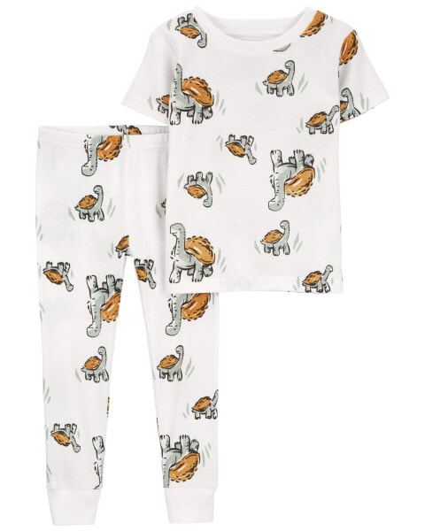 Baby 2-Piece Turtle 100% Snug Fit Cotton Pajamas 9M