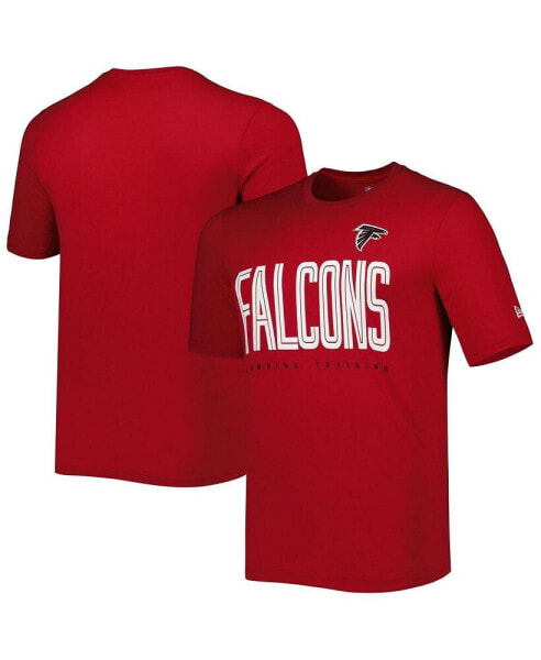 Men's Red Atlanta Falcons Combine Authentic Training Huddle Up T-shirt